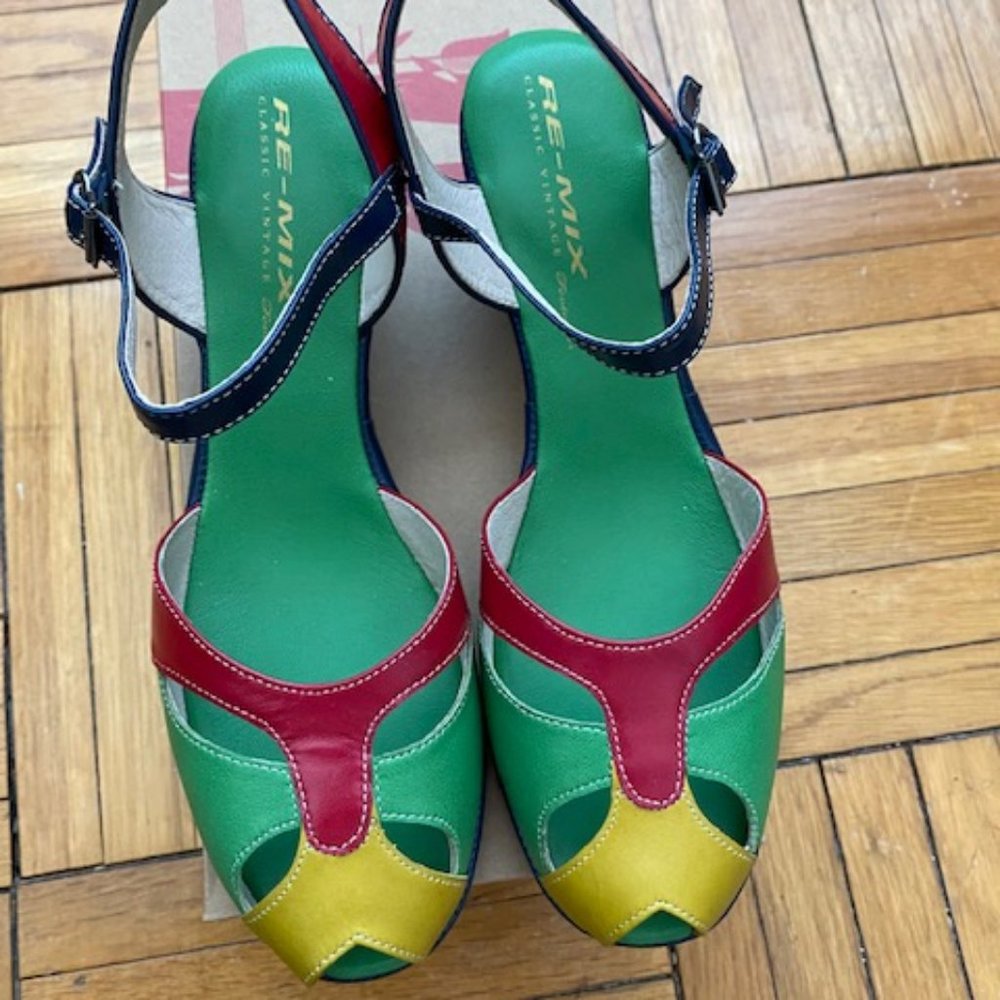 Multicolor Wedge Sandal | 8